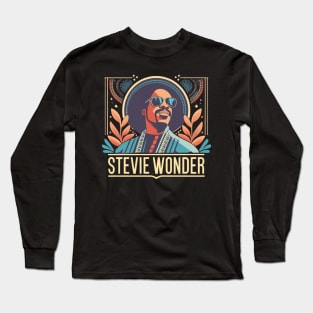 Stevie “The Genius” Wonder Long Sleeve T-Shirt